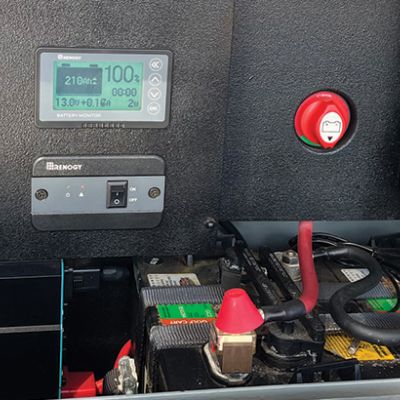 Electrical System in the Outward Overland Trailer