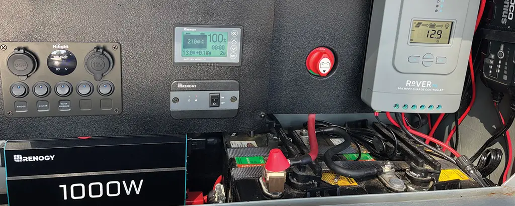 Electrical System in the Outward Overland Trailer 