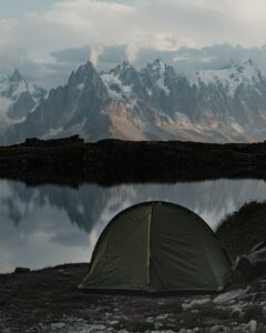 backcountry camping near lake